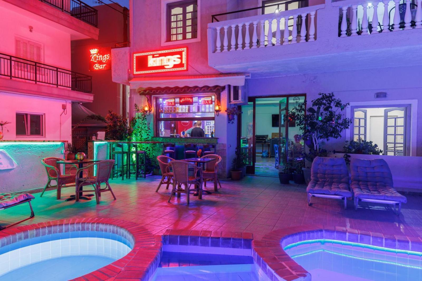 Kings Hersonissos Hotel Esterno foto