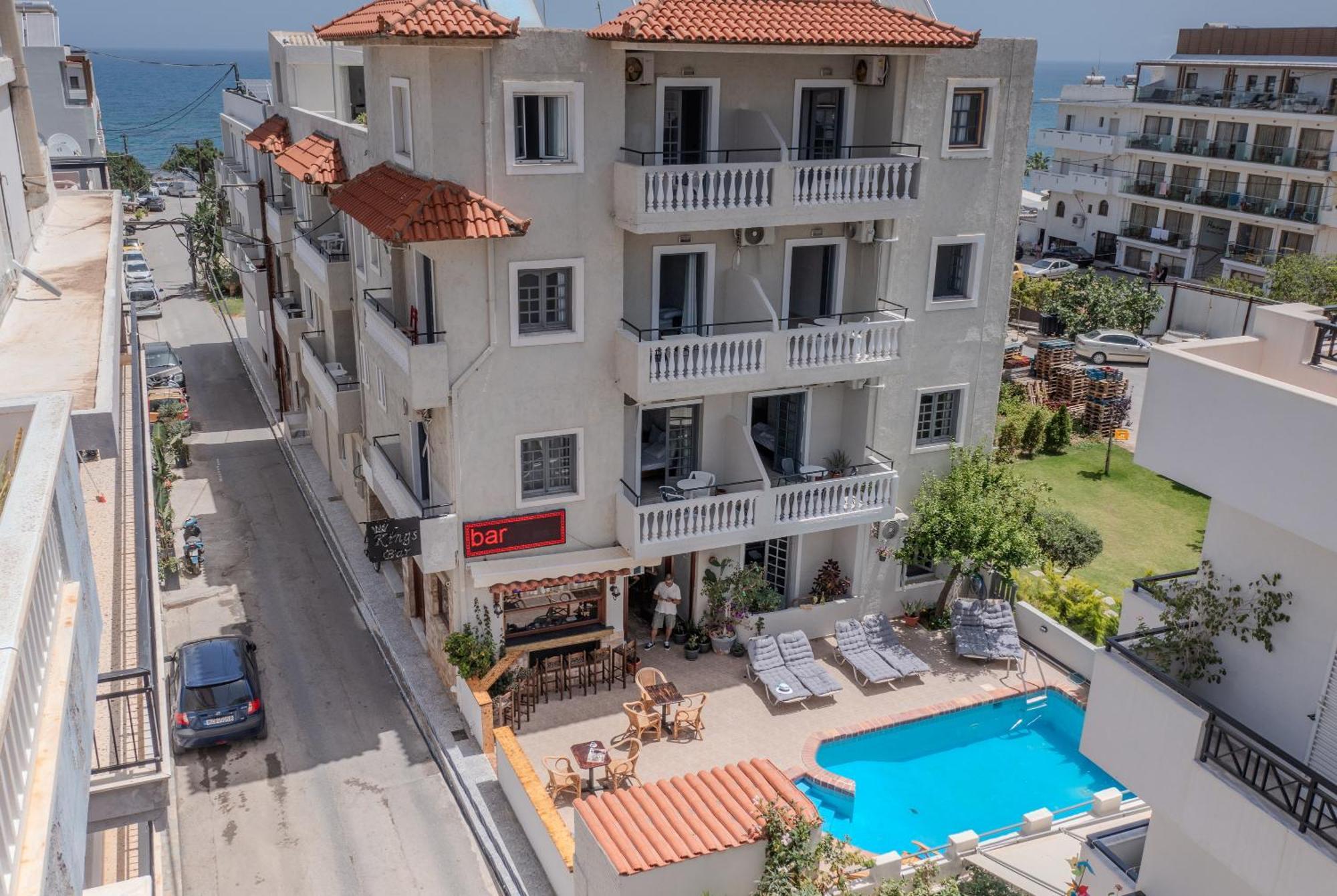 Kings Hersonissos Hotel Esterno foto